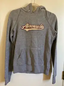 Abercrombie Vintage Gray with Patch Hoodie #W
