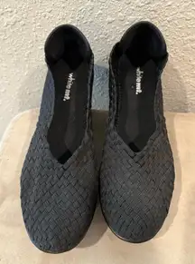 White‎ Mountain Women's Black Woven Shoes Size 10M