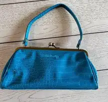 Vintage billabong clutch Y2K turquoise small handbag