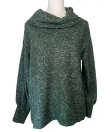 Maeve  green knit turtleneck sweater size SP