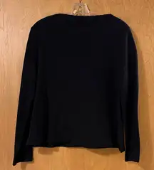 Eileen Fisher Boat Neck Black Style Women's Sweater