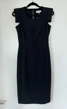 Calvin Klein Black Dress 2P NWOT