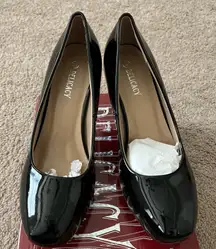 Black Delicacy Patent Platform Heels