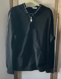 Christine Alexander Black Top with Sparkling Accents see description