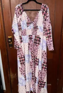 Pink Lily Patchwork Dress