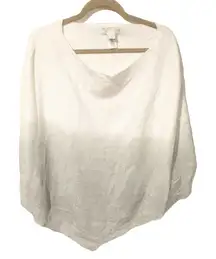 Barefoot Dreams One Size Plus Cozychic Lite‎ Poncho Ombre Waterfall Sleeveless