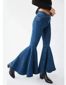 Urban Outfitters BDG Blue High Rise Flared Bootcut Bell Bottom Denim Jeans 29