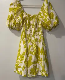 Anthropologie Maeve Feliciana‎ Tropical Print Mini Dress Size Small