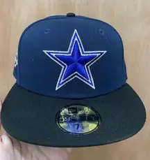 Hat club Dallas cowboys logo Super Bowl patch 59fifty fitted size 7 1/4 brand new 