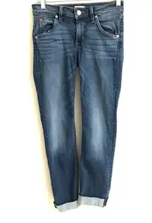 Hudson Bacara Straight Flood Cuffed denim jeans 24