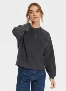 Universal Threads Universal thread Sherpa Henley Sweatshirt