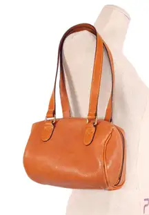 Vintage Bric's Leather Mini Duffle Bag