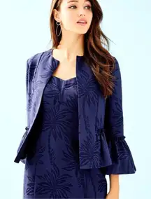 Lilly Pulitzer True Navy Shaylee Jacket style#30263 size S NEW‎