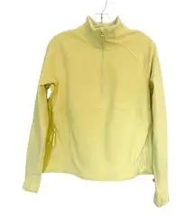 Layer 8 yellow 1/4 zip Sweatshirt Sz M