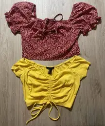 Forever 21 and SHEIN Crop Top‎ Set Size Small