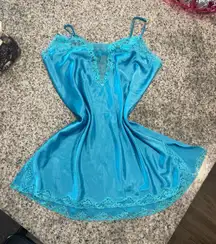 Blue Slip Dress