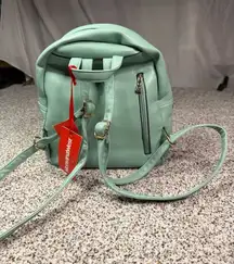 Montana West Women's Turquoise Crocodile Texture medium Backpack Purse