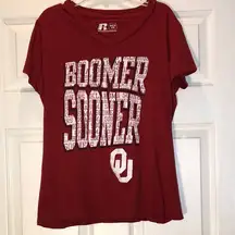 🇺🇸 Russel Boomer Sooners Tee Shirt