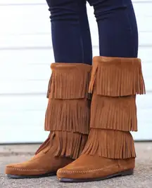 3-Layer Fringe Boot