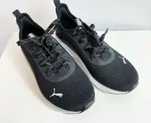 Puma Womens Sophia Evo Sneaker Black White Aqua Size 8