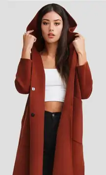 Belle & Bloom Walk This Way Wool Blend Oversized Coat (see narrative)