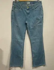 Signature By Levi Strauss & Co Womens Boot Cut Jeans Blue Low Rise Denim size 6