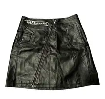 Hot Topic Harry Potter Knockturn Alley Skirt Women's Size SM Black Faux Leather