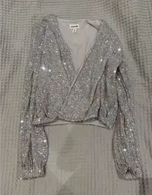 Sparkle long sleeve top 