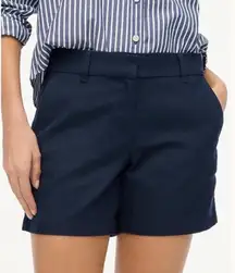 NWT J. Crew 5" Classic Chino Short Navy Blue
