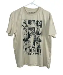 Taylor Swift The Eras Tour Cream Band Tee size M