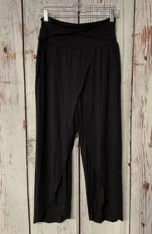 Athleta  Women’s Release Pant Crossover Lounge Pocket Pants - Black / Size Small