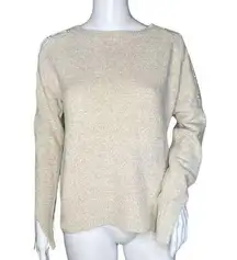 One Grey Day Sweater Women Extra Small XS Tan Updated Basic Boho Chic Minimalist