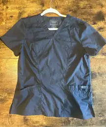 Dark Grey Cherokee Scrub Top