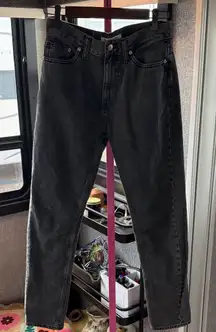 CKJ 020 high rise slim Calvin Klein Jeans in Classic black grey  27