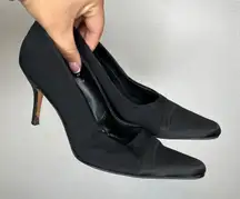 Pancaldi 1888 Women's Black Heels Pointed Toe Classic Pumps Dress Shoes 8B