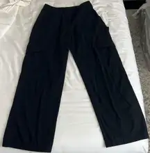 White Fox know your worth black cargo pants