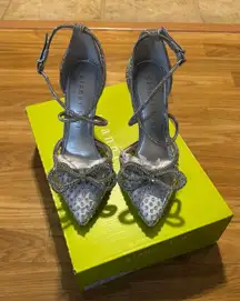 Gianni Bini Heels Sparkly Silver 
