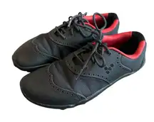 Vivobarefoot Black Linx Golf Shoes Lace Up Athletic Athleisure Size 39 8.5 Women