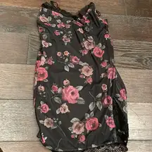 NWT motelrocks motel rocks Coti dress gothic rose with lace floral mesh slit l