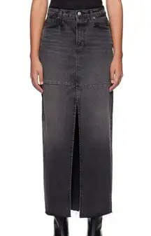 Reformation  Tazz Denim Maxi Skirt