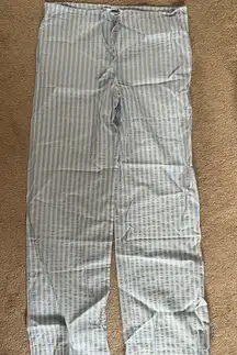 RSQ Women's Light Blue Striped Pajama Pants