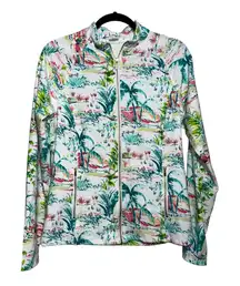 EUC SIGRID OLSEN GOLF & TENNIS Zip-Up Athletic Jacket - size large