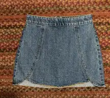 PACSUN BASIC DENIM MINI SKIRT