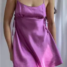 Y2K Victoria’s Secret 100% Silk  Slip Dress Gown Chemise Thong Size M