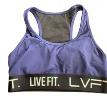 LVFT small sports bra blue