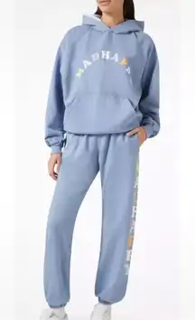 Madhappy Pastels Classic Blue Set Hoodie and Straight Leg Sweatpants