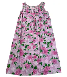 Anthony Richards Pink Floral Dress‎ Women's Sleeveless Casual Sun Dress MD