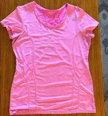 Reebok Women's Bright Pink Short Sleeve Tee