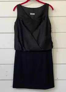 Moschino  Cheap and Chic Silk Black Knee Length Dress Size 8