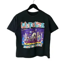 2017 Lollapalooza Muse Wiz Khalifa T Shirt Womens Black L Large Music Festival